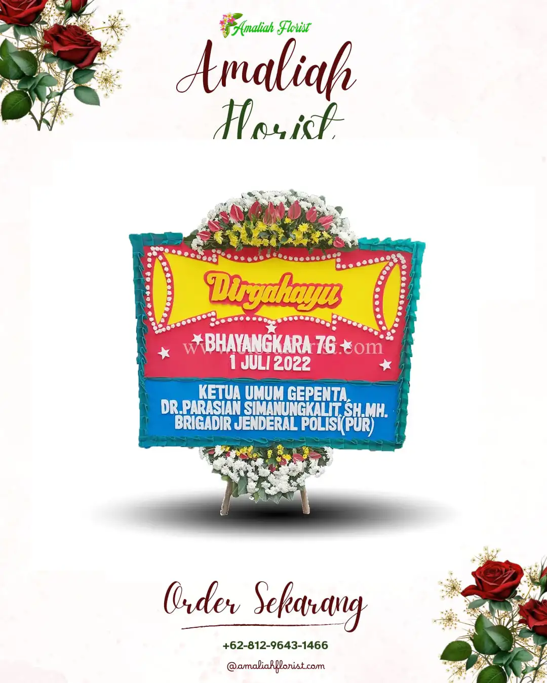 Papan Bunga HUT Ulang Tahun Ringinsari